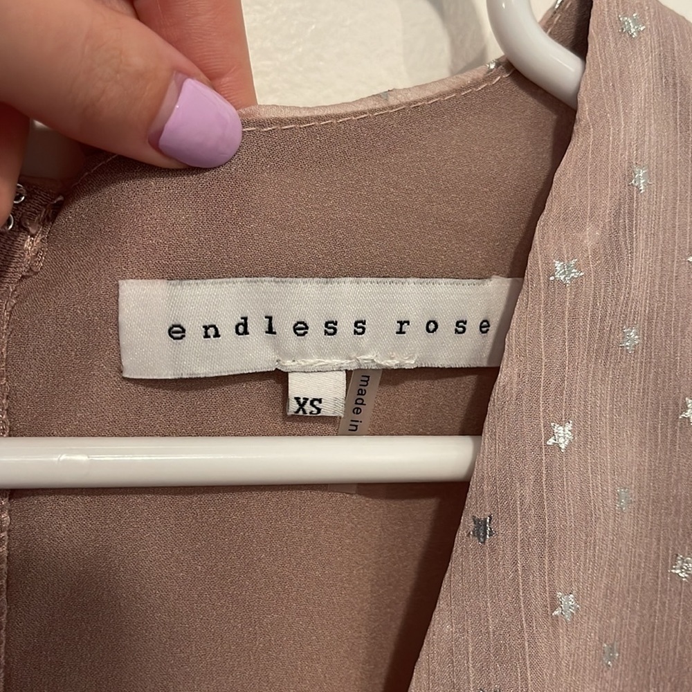 Endless Rose Asymmetrical All Star Yours Mini Dress XS - Picture 6 of 9